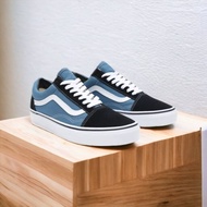 Vans Old Skool Navy White Classic 100% Original ️ ️ ️ ️ ️