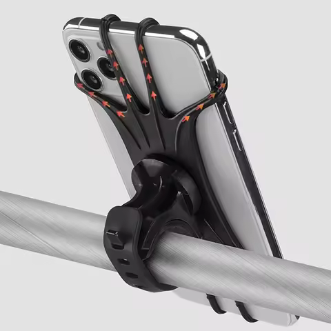 Universal Rotatable Pram Bicycle Silica Gel Phone Stander Multifunctional Stroller Accessories Baby