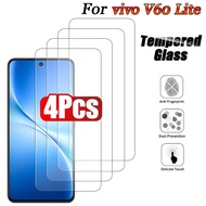4Pcs Tempered Glass For vivo V60 Lite Screen Protector For vivo V60 Lite Cover Glass Protective Film