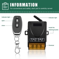 (MTYE) 433MHz 220V Water Pump Remote Control Switch 1Ch 30A Receiver Module ON/OFF Wireless RF Trans