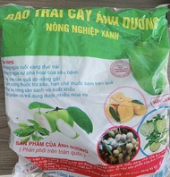 Túi Bao Trái Mướp Đắng - Dưa Chuột - Bí - Bao Bọc Quả Dài 15x30 Cm - Túi Rút Tiện Lợi Chất Liệu Vải