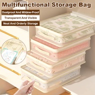 Clear Clothes Storage Bag Household Bed Sheets Duvet Covers Storage Bag Closet Organizer Dust Bag