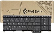 PAEBAI+ Replacement Laptop Orignal Keyboard Backlight for Dell Alienware 17 R4 &amp; Alienware 17 R5 &amp; P31E US Layout Keyboard Without Pointer Black
