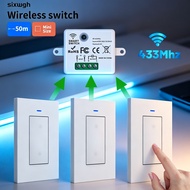 RF 433MHz Wireless Remote Control Home Switch Modification RF 433MHZ  Suis Jauh Tanpa Wayar Tukar Pe