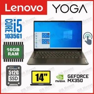 Lenovo - Yoga Slim 7i 10代i5 16G 512G SSD 14吋 時尚布質機蓋觸屏手提電腦 (82A1008EHH) - 極高質開箱機