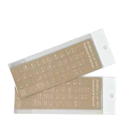 Russian Film Hebrew Dust Protection Language Alphabet Sticker Computer Keyboard Cover Keyboard Stick