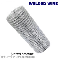 Per Roll | Welded Wire Mesh Screen | Chicken Wire | Sold per Roll 3ft 4ft
