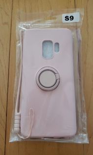 (全新包郵)Samsung S9 三星手機殼 phone case Pink 粉紅色磨砂面連電話繩