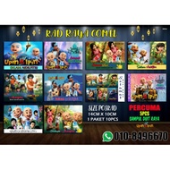 KAD RAYA POSCARD UPIN IPIN READY STOK