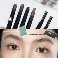 SWEET MINT Eyebrow Pencil 01# Dual-Ended Smooth Natural Hair Feel Double Effect Root-To-Root Clarity