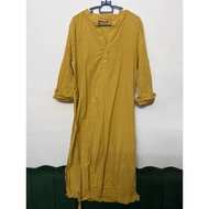 Preloved Yellow Mustard Dress Filanto