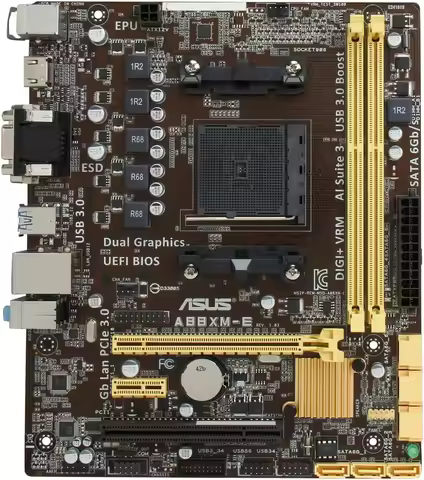 ASUS A88XM-E Motherboard Socket FM2/FM2+ AMD A88X DDR3 32GB PCI-E 3.0 USB3.0 Micro ATX support AMD A
