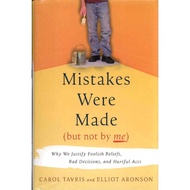 Mistakes หนังสือวรรณกรรม Were Made Book (tavris Carol) - New