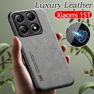 Casing For Xiaomi 15 T Pro 15T 15TPro 15Pro 15Ultra T15 Xiaomi15T Pro Xiaomi15TPro 2025 Luxury Leath