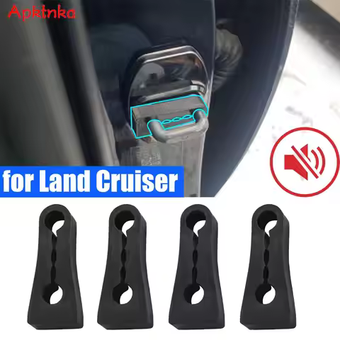 APKTNKA Sound Damper Door Lock Buffer For Toyota Land Cruiser J100 J200 LC100 LC200 Soundproof Deaf 