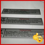 [ITJ] Toyota HARDTOP DIESEL BJ40 BJ40 FILTER STICKER