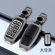 Car Aluminum Alloy Key Case Cover Holder For Hyundai Genesis GV70 GV80 GV90 2020 2021 2022 Auto Supp