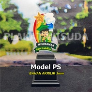 MODEL PS AKRILIK 3mm Plakat Wisuda Piala Wisuda Anak TK/PAUD