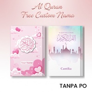 Free Custom Name Translation by Word & Color Tajweed – Gift MuslimahWanita Size A5 A6