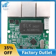 Fast Switch Mini 3 Port Ethernet Switch 10 / 100mbps Network Switch Hub Pcb Module Board for System 