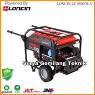 GENSET / GENERATOR SET BENSIN LONCIN LC8800DA (6500 WATT)