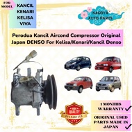 Perodua Kancil Aircond Compressor Original Japan DENSO For Kelisa/Kenari/Kancil Denso