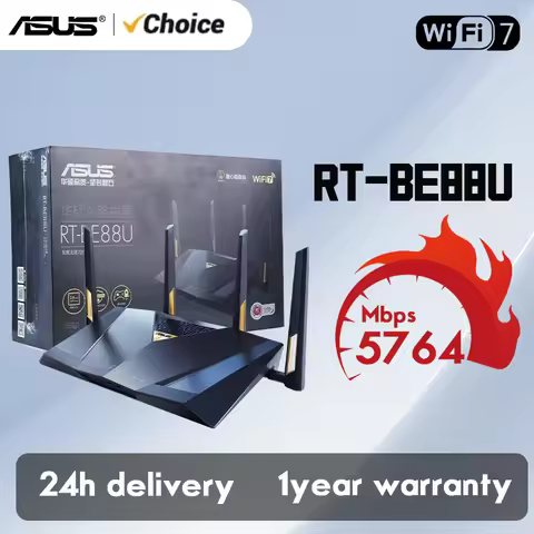 Asus RT-BE88U WiFi 7 Router 7200Mbps Gigabit High Speed Routing Wireless Dual Band Router