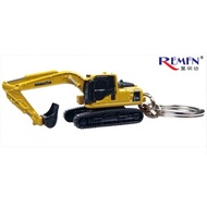 [UH] Komatsu Komatsu PC210-8 Excavator Excavator Keychain Alloy Model 5523