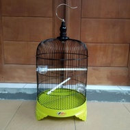 Sangkar Kandang Medium Kapsul Burung Lovebird Kenari Parkit Merk F1