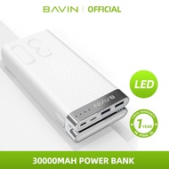 [SG Stock] BAVIN 10000mAh/30000mAh Power Bank Fast Charging Universal Dual 2.1A USB Port 1 Year Warranty