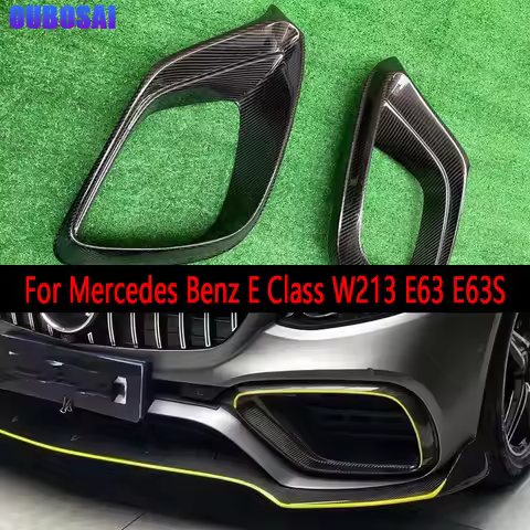 Body Kit W213 E63 Front For Mercedes Benz E Class W213 E63 E63S 2016-2024 Carbon Fiber Fog lamp fram