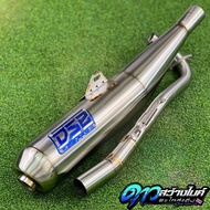 DSB Racing ท่อเลสเวฟ110i 2012-2020 53-56-59 ไส้แป๊บจิกเกลียว คอไล่ เลสแท้ทั้งเส้น