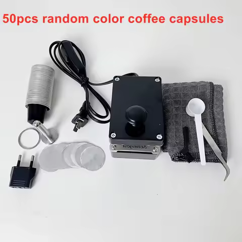 Electric Coffee Capsule Sealing Machine Portable Aluminum Foil Nespresso Capsule Sealer With Capsule