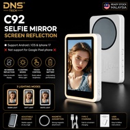 C92 Selfie Mirror Screen Reflection With Fill Light Live Makeup Wefie Vlogging Outdoor Support Andro
