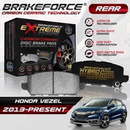 Brakeforce Extreme Carbon Ceramic Rear Brake Pads for Honda Vezel 2013 Up To Present Model