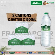 Ice Mountain Mineral Water 3 carton  (36 x 1500ml) with FAST COURIER SERVICE to all states in West Malaysia