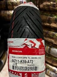 BAN LUAR FEDERAL HONDA RING 14 MATIC 90/80-14 TUBLES