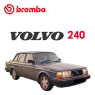 BREMBO Rear Brake Pads (1 set) - Volvo 240 Volvo S70 V70 Volvo 850 Volvo 940 960