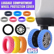 **包郵** [8件裝][藍色] 行李箱輪子矽膠保護套 減音矽膠保護套 [平行進口] PC5912