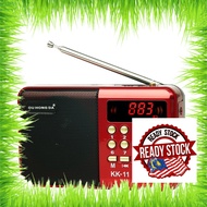 XXXXL K11 FM Rechargeable Mini Portable Radio Handheld Digital FM USB TF MP3 Player Speaker
