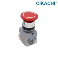CIKACHI CKC 22MM ALEPB Push Lock Mushroom Head Emergency Stop Button Switch