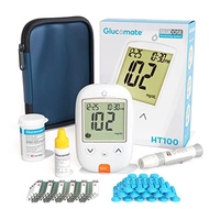 [PRE-ORDER] Glucose Monitor Kit - Blood Sugar Test Kit with Blood Glucose Test Strips &amp; Lancets for Diabetes Testing | Glucomate Blood Glucose Monitor Kit includes 1 Blood Sugar Monitor, 50 Diabetic Test Strips, 50 30G Lancets, 1 Lancing Device and Di