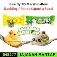 *Halal* *Halal* Beardy 3D Marshmallow Duckling / Panda 30g LOOSE  Halal Viral Candy Peeps [JM5277]