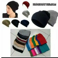 Adult beanie, men's knitted beanie hat plain beanie hat