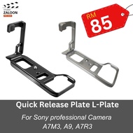 Quick Release L Plate Bracket Holder Vertical Hand Grip for Sony A7III A7RIII A9 a7 iii a7R iii