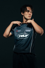 VOLT X HEADAEK VECTOR 001 BLACK GREY เสื้อฟุตบอล สีดำ เทา