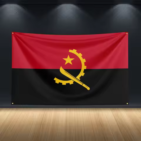 3X5Ft Angola PAOPAO Flag For Decor