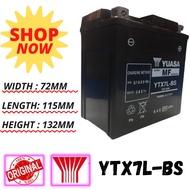 YT7L-BS / YUASA YTX7L / BATERI / BATTERY LX150 - KLX150 - PRIMAVERA - VESPA