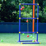 [mfnpqcn] Ladder Ball Toss Game Set with Ball Bolas Practice Equipment, Golf Lawn Toss, Ladder Toss 