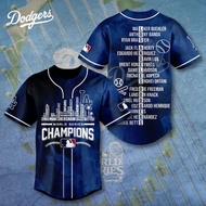 MLS Los Angeles Dodgers baseball jacket, American men's and women's flat jersey, short sleeved sport
